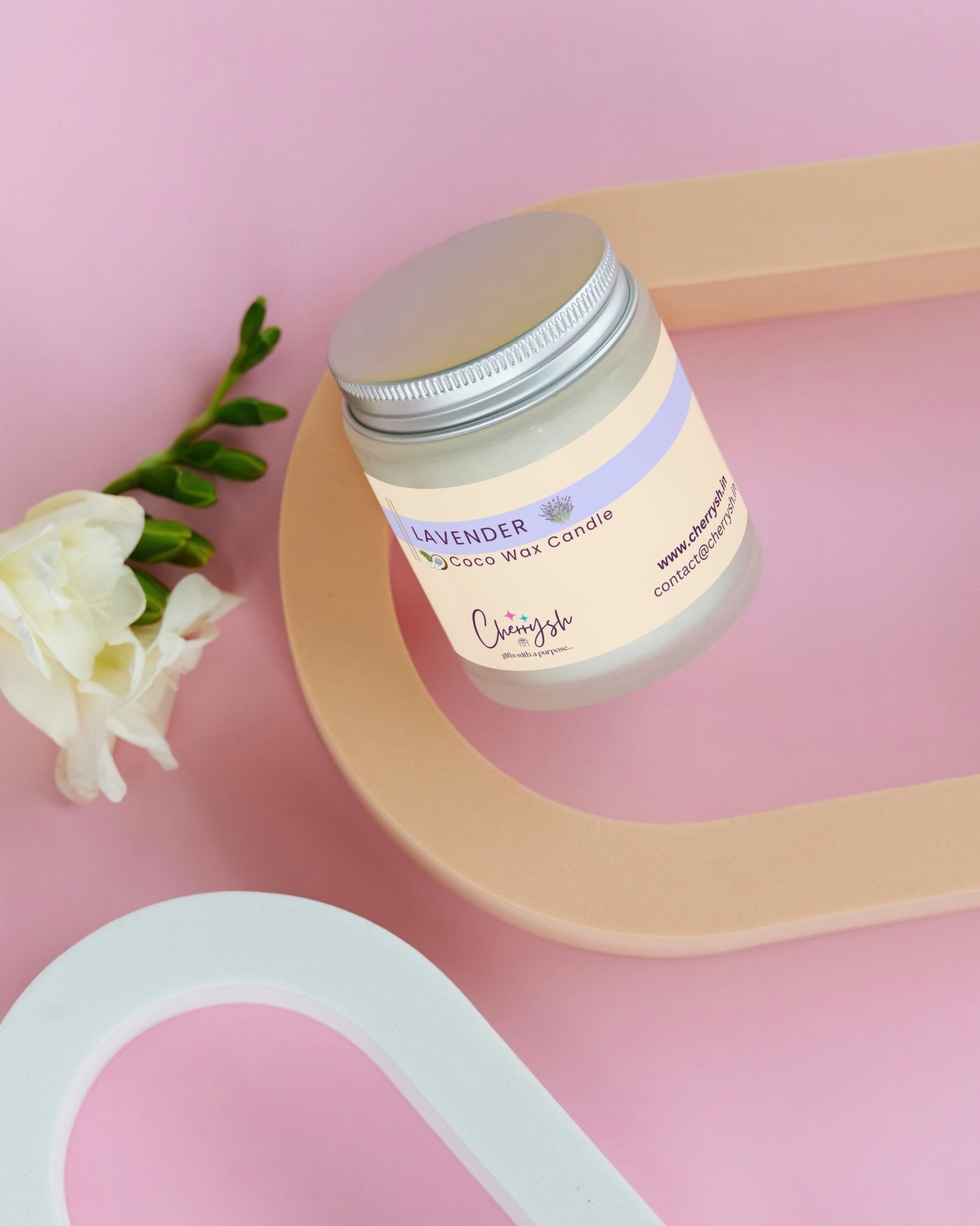 Lavender Bliss - Premium Coconut Wax Candle – Candles & Fragrances on Brown Living™. SKU: CH-YK-6489. Img 2.