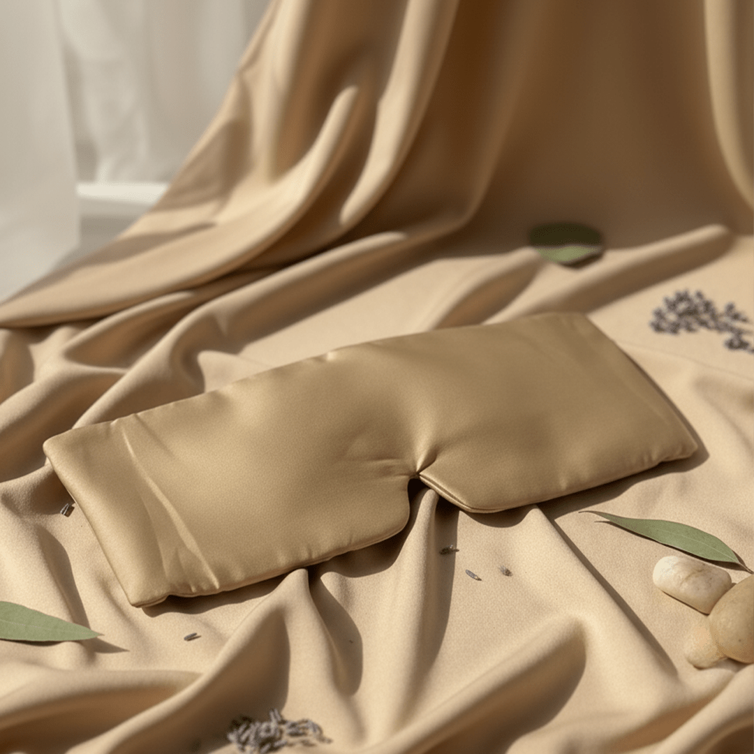 Lavender Eye Pillow – Premium Comfort & Relaxation – Eye Pillow on Brown Living™. SKU: SPEPLND01. Img 2.