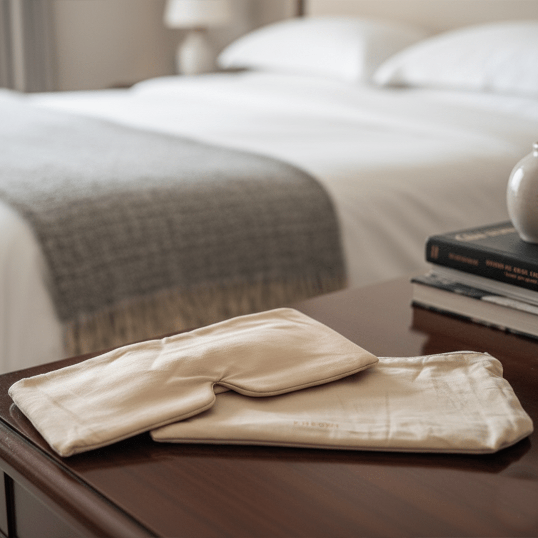 Lavender Eye Pillow – Premium Comfort & Relaxation – Eye Pillow on Brown Living™. SKU: SPEPLND01. Img 5.