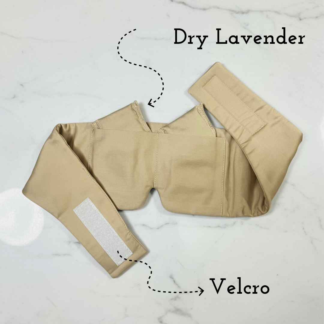 Lavender Eye Pillow – Premium Comfort & Relaxation – Eye Pillow on Brown Living™. SKU: SPEPLND01. Img 4.