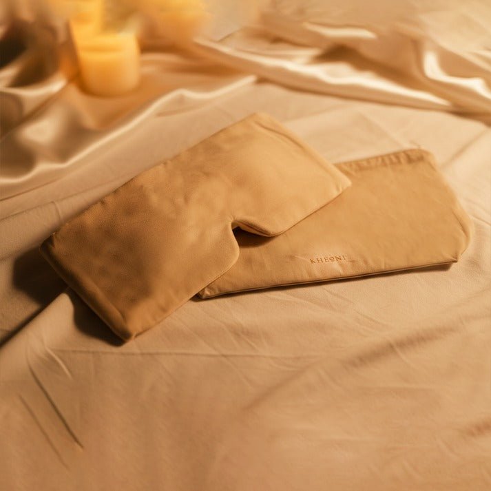 Lavender Eye Pillow - Premium Design – Eye Pillow on Brown Living™. SKU: SPEPLND01. Img 9.