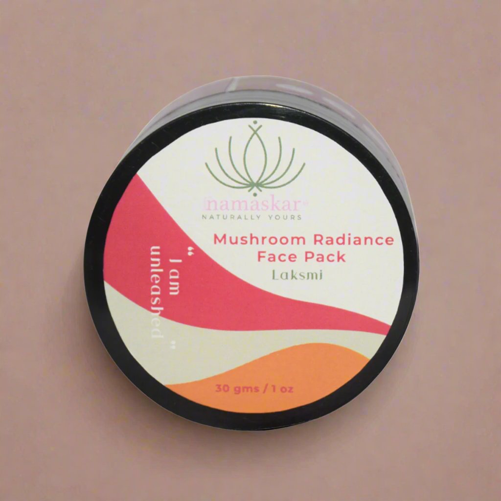 Laxmi | Mushroom Radiance Face Pack - 50gm – Face Pack on Brown Living™. SKU: Mus - Fac - 03 - NAM. Img 1.