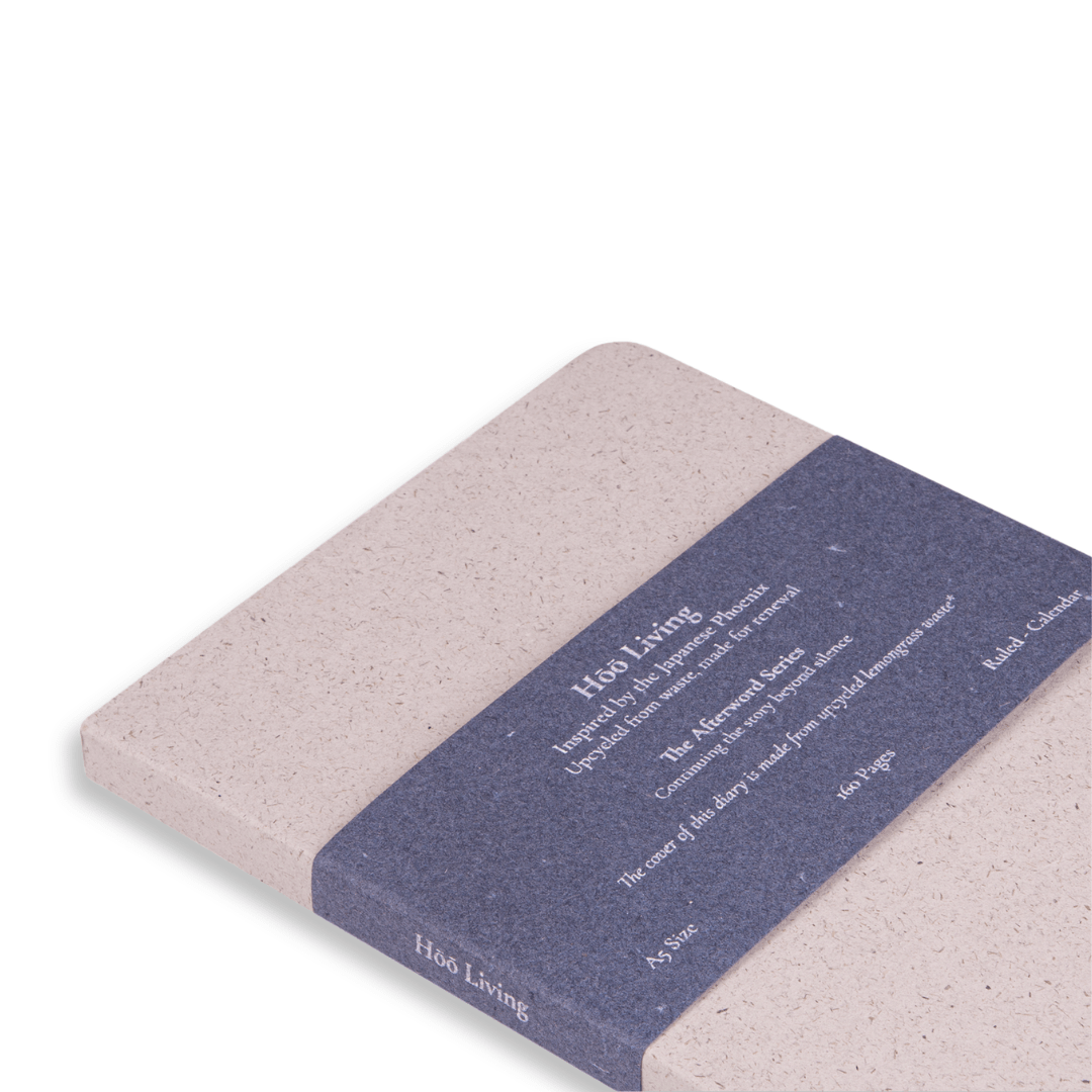 Lemograss Cover Softback Notebook Made from Upcycled Sanitary Pads – Notebooks & Notepads on Brown Living™. SKU: SGC4LEG1A5-160. Img 2.