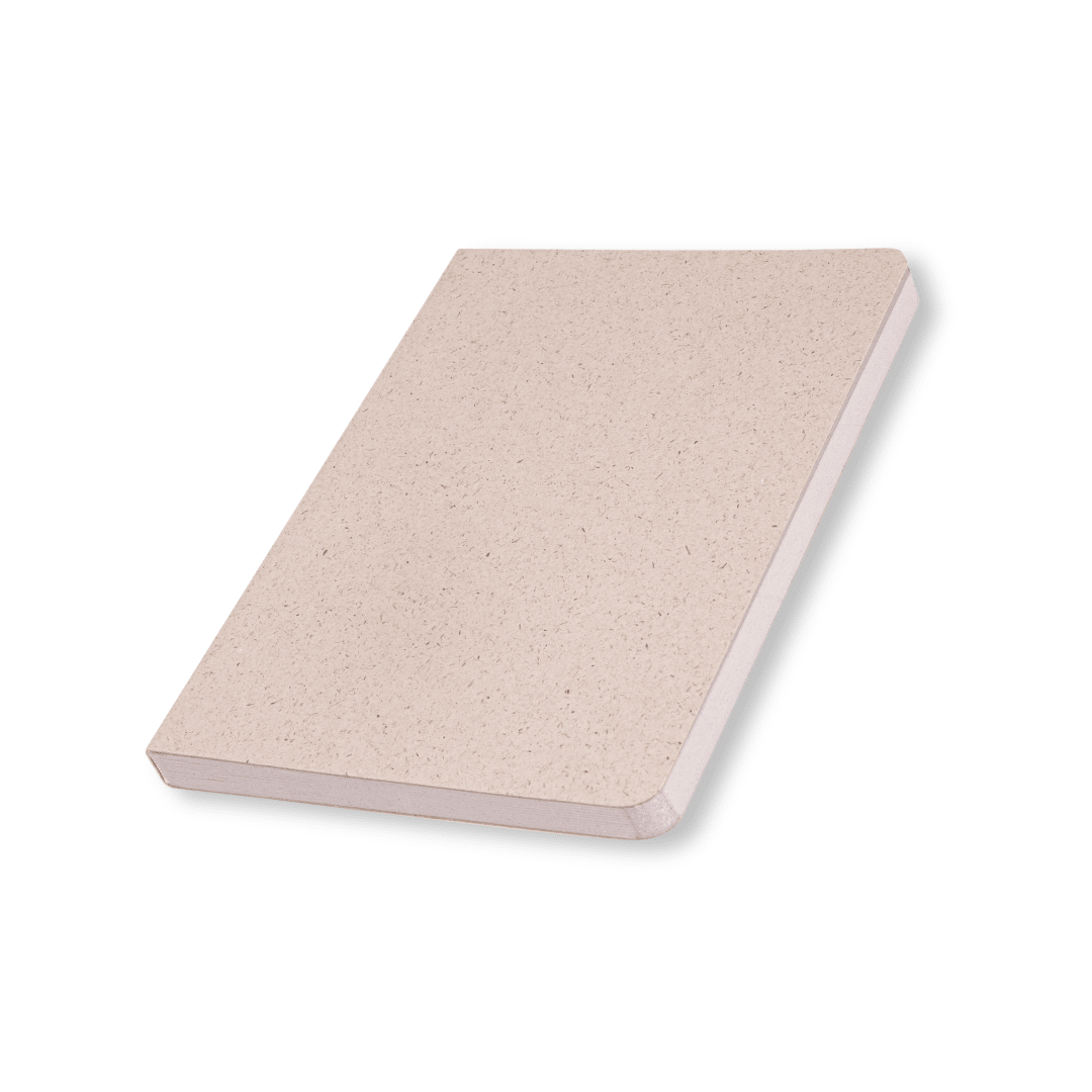 Lemograss Cover Softback Notebook Made from Upcycled Sanitary Pads – Notebooks & Notepads on Brown Living™. SKU: SGC4LEG1A5-160. Img 1.