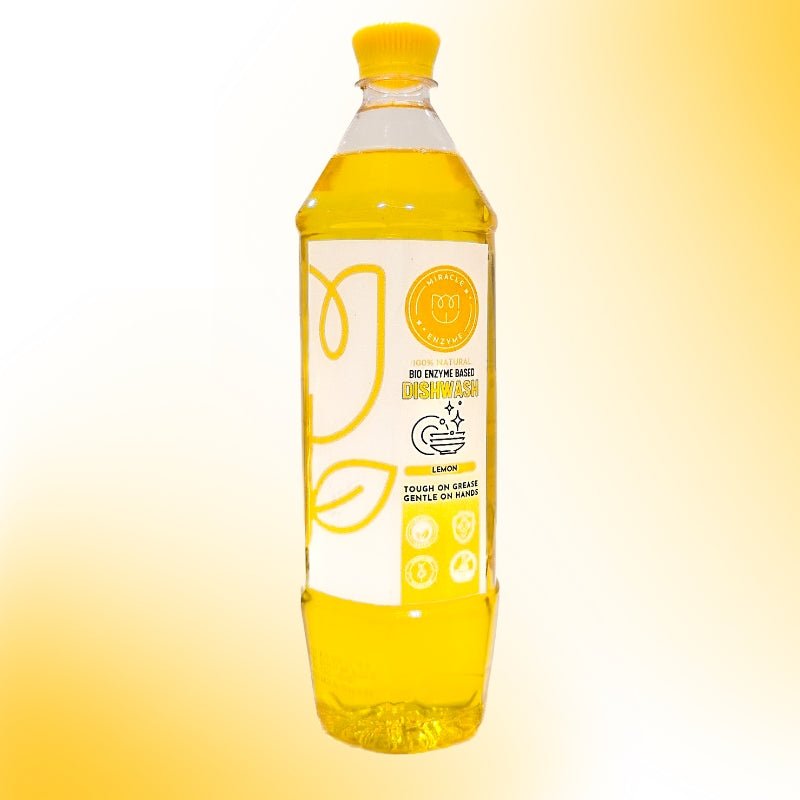 Lemon Bio Enzyme based Dish Wash Cleaner - 1 Litre – Cleaning Products by Miracle Enzyme available on Brown Living™. 1 Litre . SKU: MEDW1 - n. Img 13.