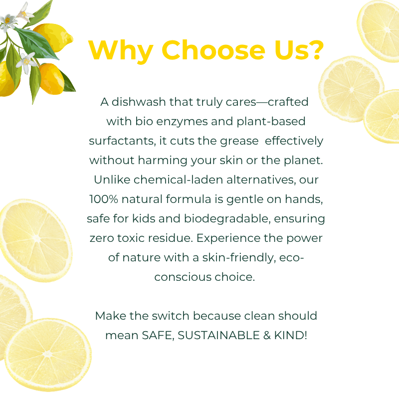 Lemon Bio Enzyme based Dish Wash Cleaner - 1 Litre – Cleaning Products by Miracle Enzyme available on Brown Living™. 1 Litre . SKU: MEDW1 - n. Img 20.
