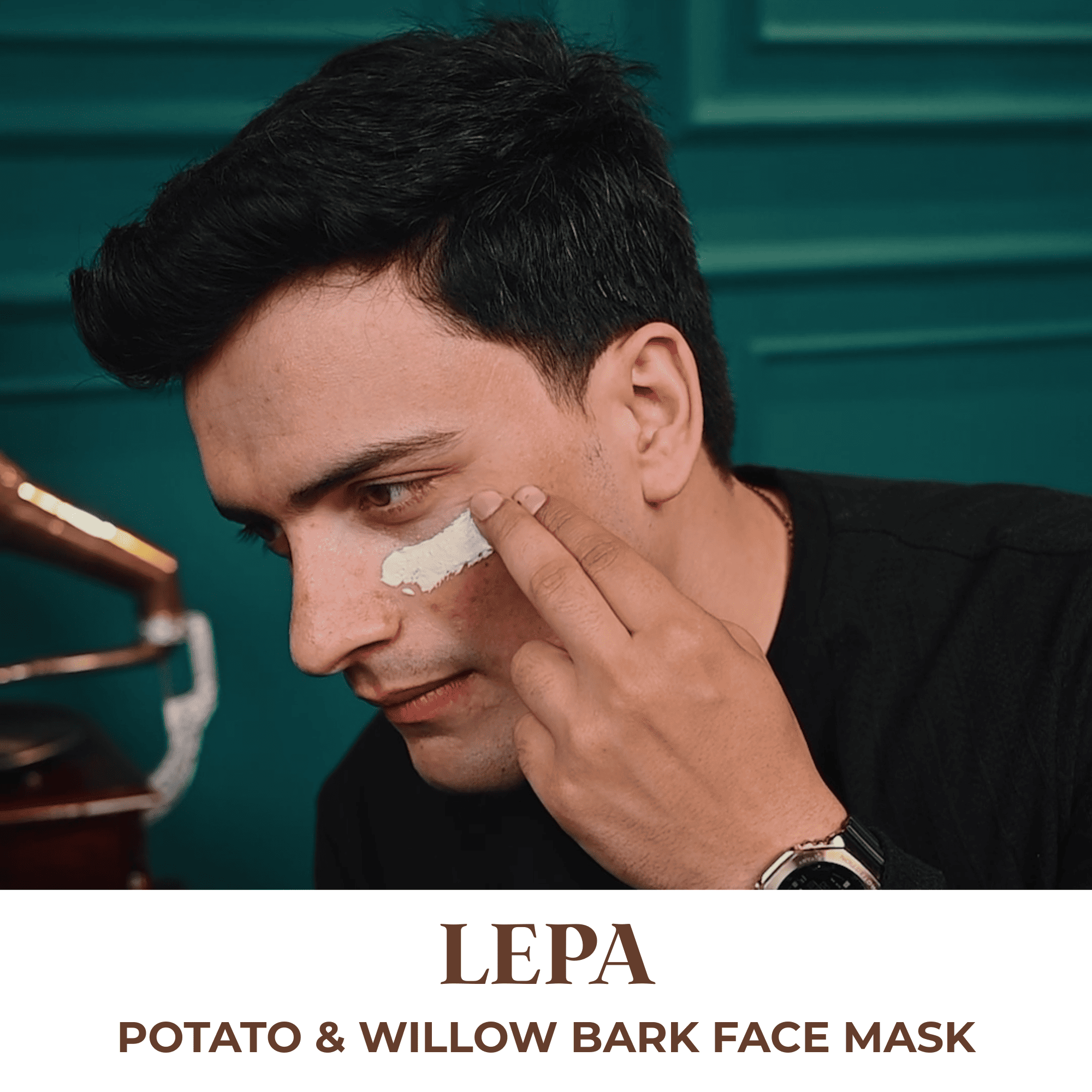 Lepa - Potato & Willow Bark Face Mask – Face Pack on Brown Living™. SKU: ORG-LEPA-FM-POTATO-WILLOW-50. Img 5.