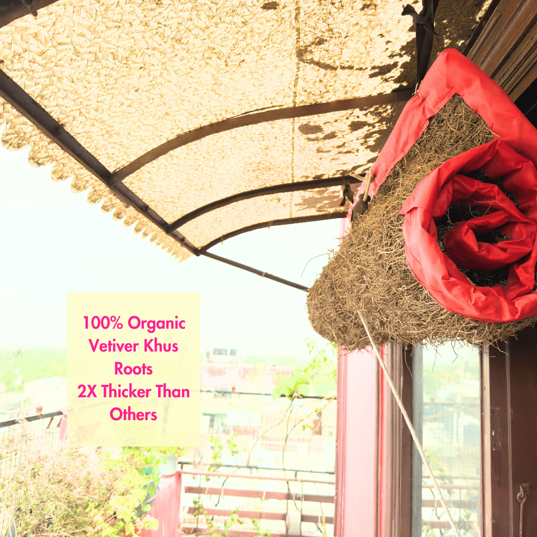 Life Vetiver Curtains Roots Of Khus Grass 3x6 Ft Natural Curtain – Curtains on Brown Living™. SKU: vetiver. Img 3.