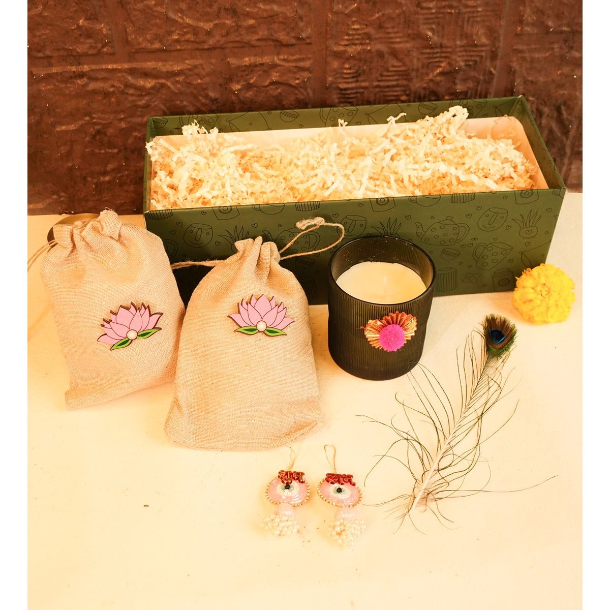 Light & Nourish Hamper – Healthy & Festive Diwali Gift – Gift Hampers on Brown Living™. SKU: GB - 420. Img 8.