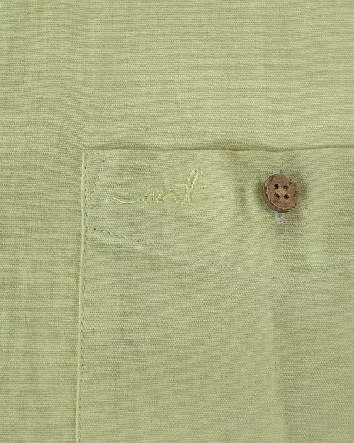 Linen Cotton Classic Shirt With Hidden Pockets | Premium Comfort Wear – Mens Shirt on Brown Living™. SKU: ANTLCCLFYVS. Img 4.