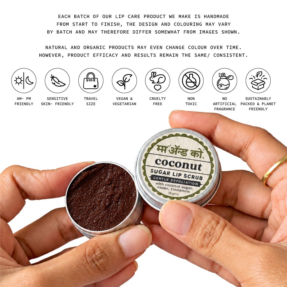 Lip Care Set | Lip Butter, Lip Scrub, Lip & Cheek Tint – Lip Scrub on Brown Living™. SKU: LC07. Img 20.