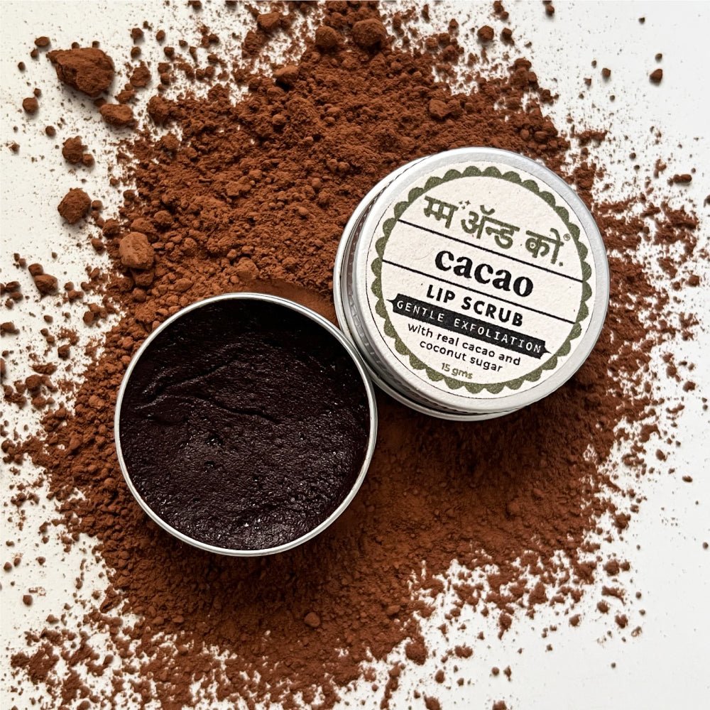 Lip Care Set | Lip Scrub, Lip Butter, Lip & Cheek Tint – Lip Scrub on Brown Living™. SKU: LC01. Img 2.