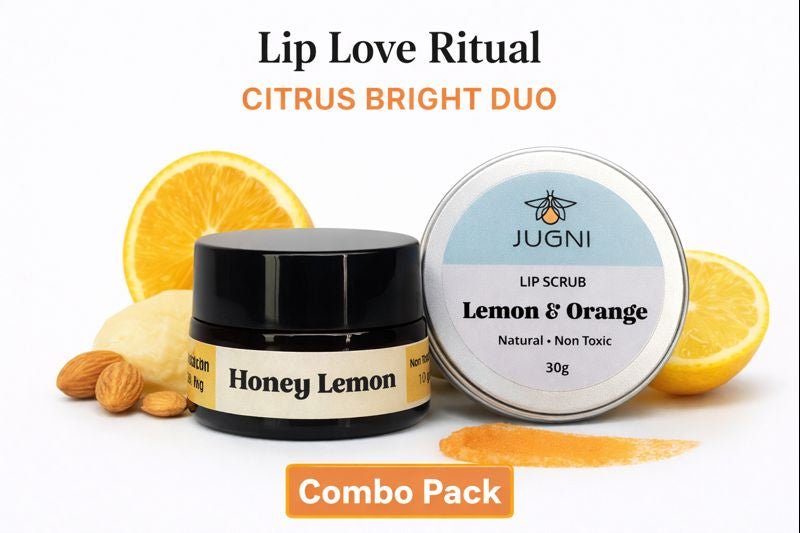 Lip Love Ritual Citrus Bright Duo | Nourishing Lip Care Set – Lip Combo Pack on Brown Living™. SKU: LLR-CB-01. Img 4.