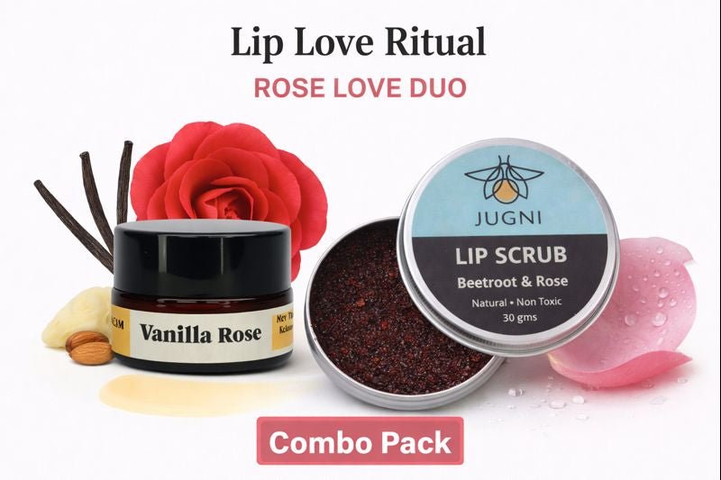 Lip Love Ritual Rose Love Duo | Nourishing Lip Care Set – Lip Combo Pack on Brown Living™. SKU: LLR-RL-02. Img 4.