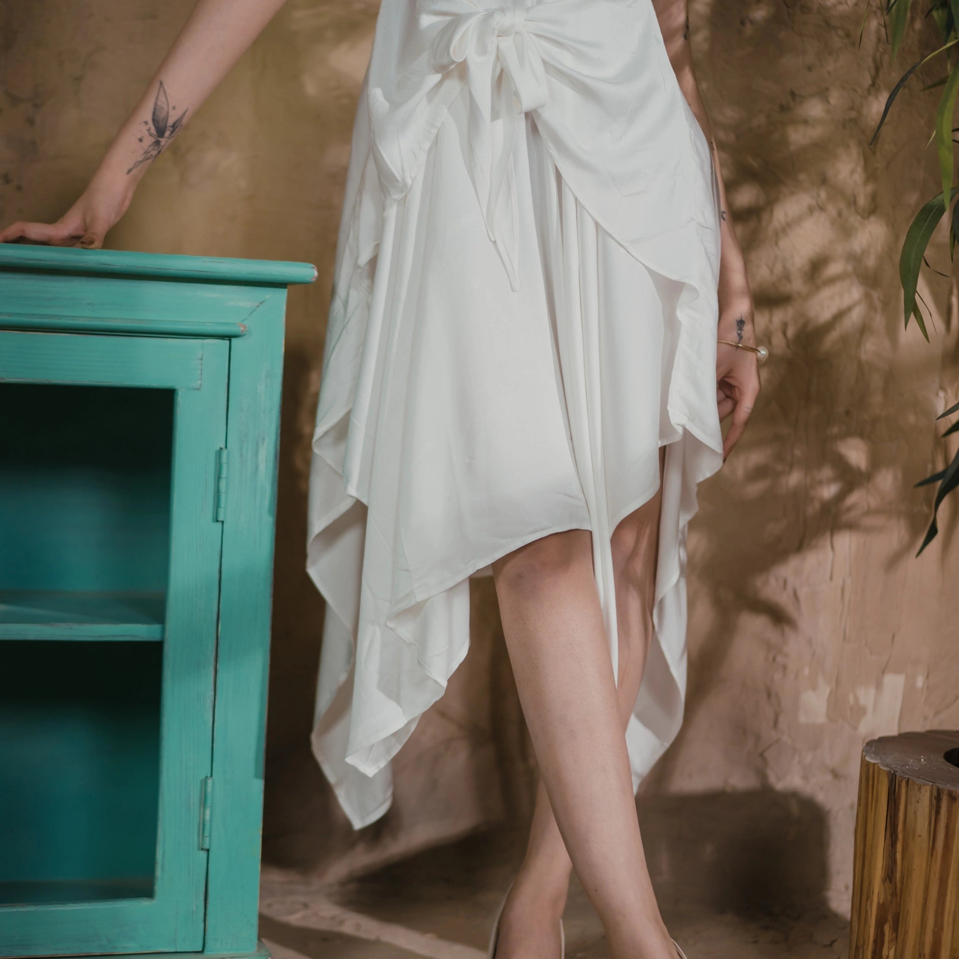 Liquid Node Dress Contemporary Women’s Designer Dress – Womens Dress on Brown Living™. SKU: Aayu10. Img 4.