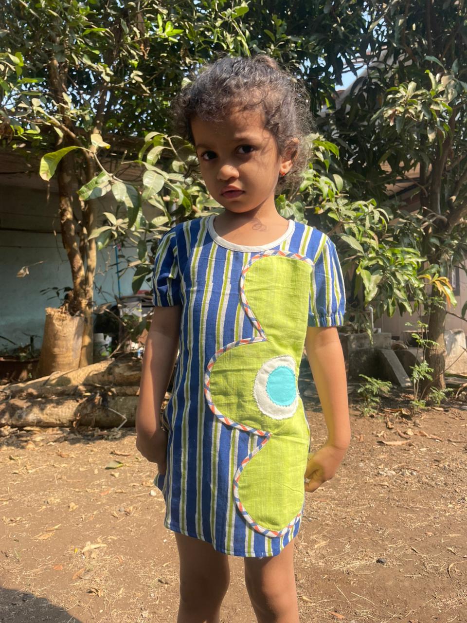 Little Mango Breeze Dress – Kids Daywear Sets on Brown Living™. SKU: ST-28-0-6M. Img 2.