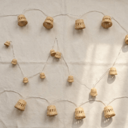 Lumina Handcrafted Bamboo String Light – Lamps & Lighting on Brown Living™. SKU: FL-2559. Img 5.