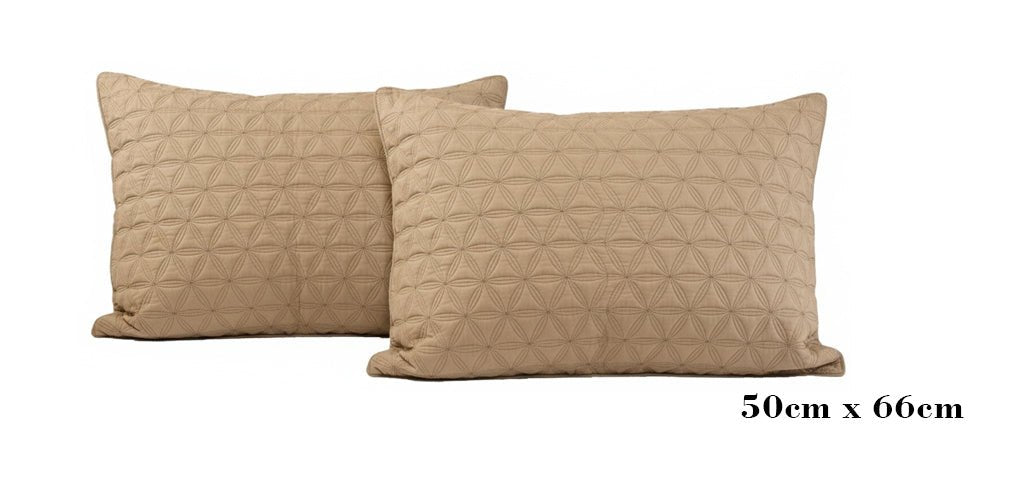 Luxury Dark Flax Cotton Satin Razai | Soft Lightweight Quilt 200 GSM – Bed Linens on Brown Living™. SKU: TEE2516-GF-2N. Img 4.