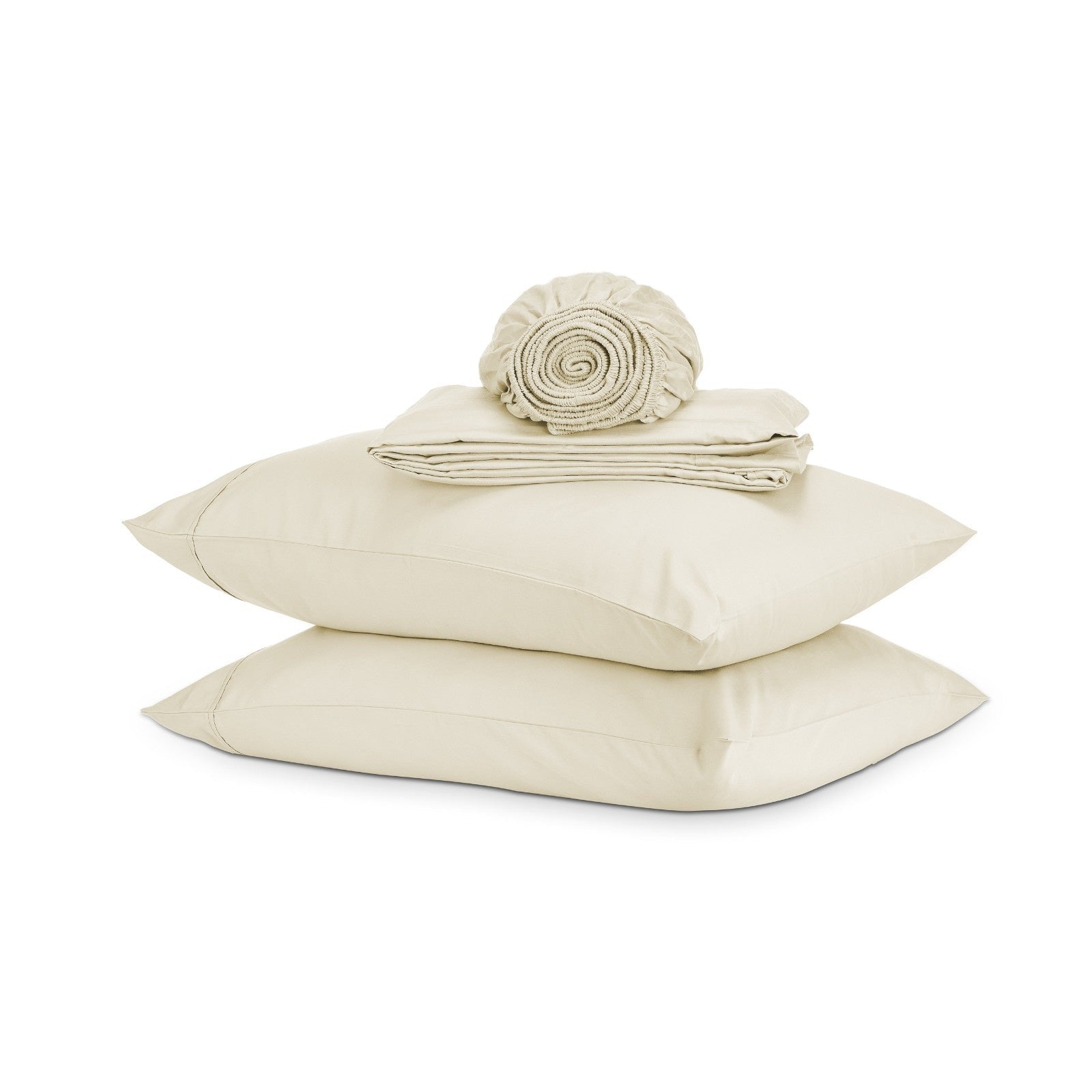 Luxury Organic Sateen Bedding Bundle | 100% Cotton Sheet Set – Bed Linens on Brown Living™. SKU: SHSS2512-01DC-09. Img 3.