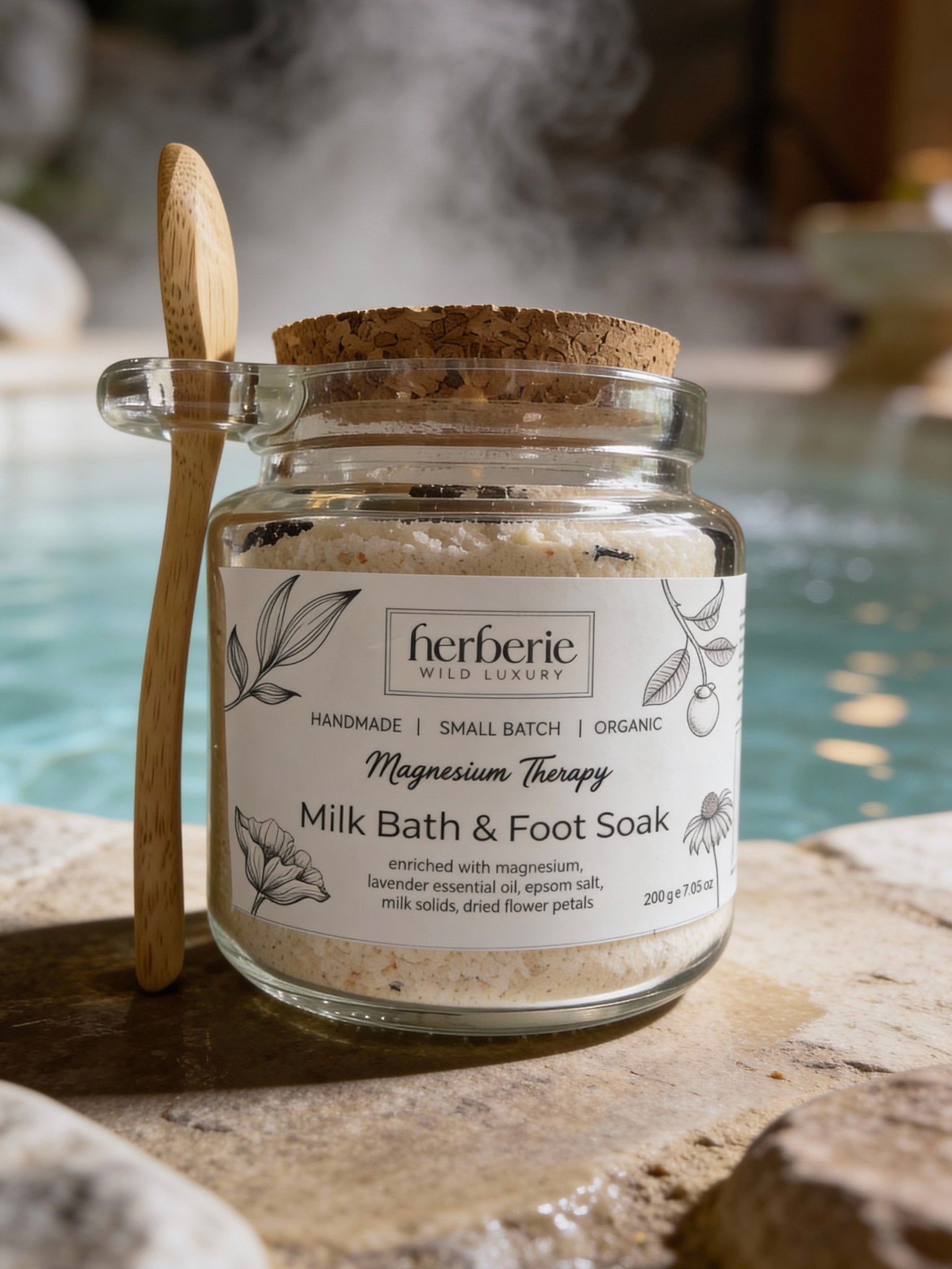 Magnesium Therapy Foot & Bath Soak | Deep Relaxation – Foot Soak on Brown Living™. SKU: MTFS-200. Img 1.