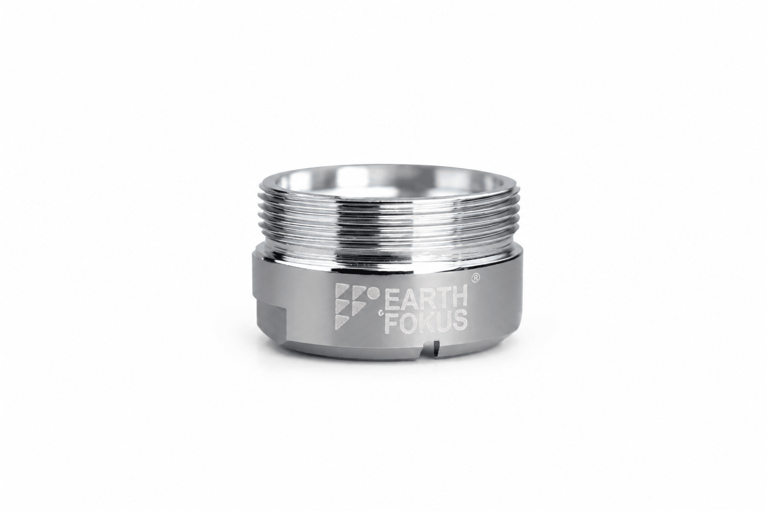 Male Thread Stainless Steel Aerator Housing Adapter – Water Saving Device on Brown Living™. SKU: WF-HS-M-P2n. Img 1.