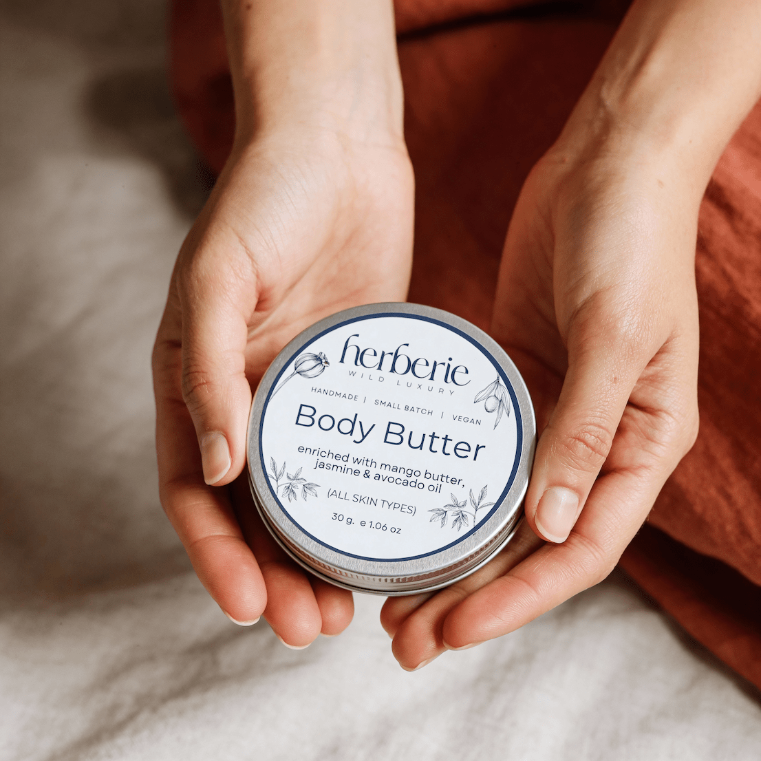 Mango & Jasmine Organic Body Butter | Deep Moisture Care – Body Butter on Brown Living™. SKU: MJBB-100. Img 7.