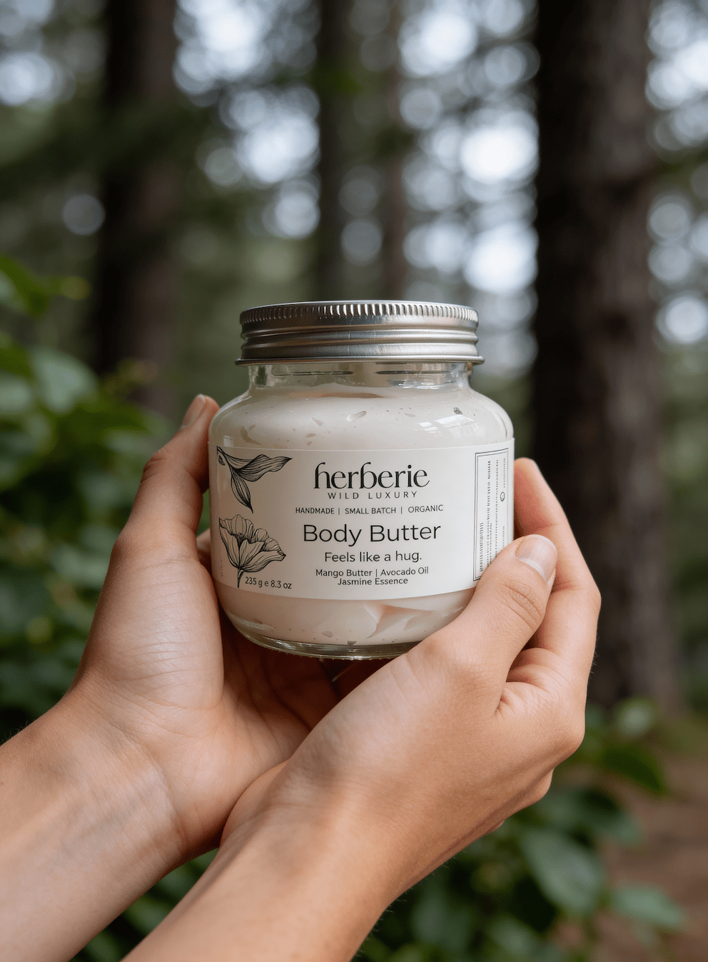 Mango & Jasmine Organic Body Butter | Deep Moisture Care – Body Butter on Brown Living™. SKU: MJBB-30. Img 4.