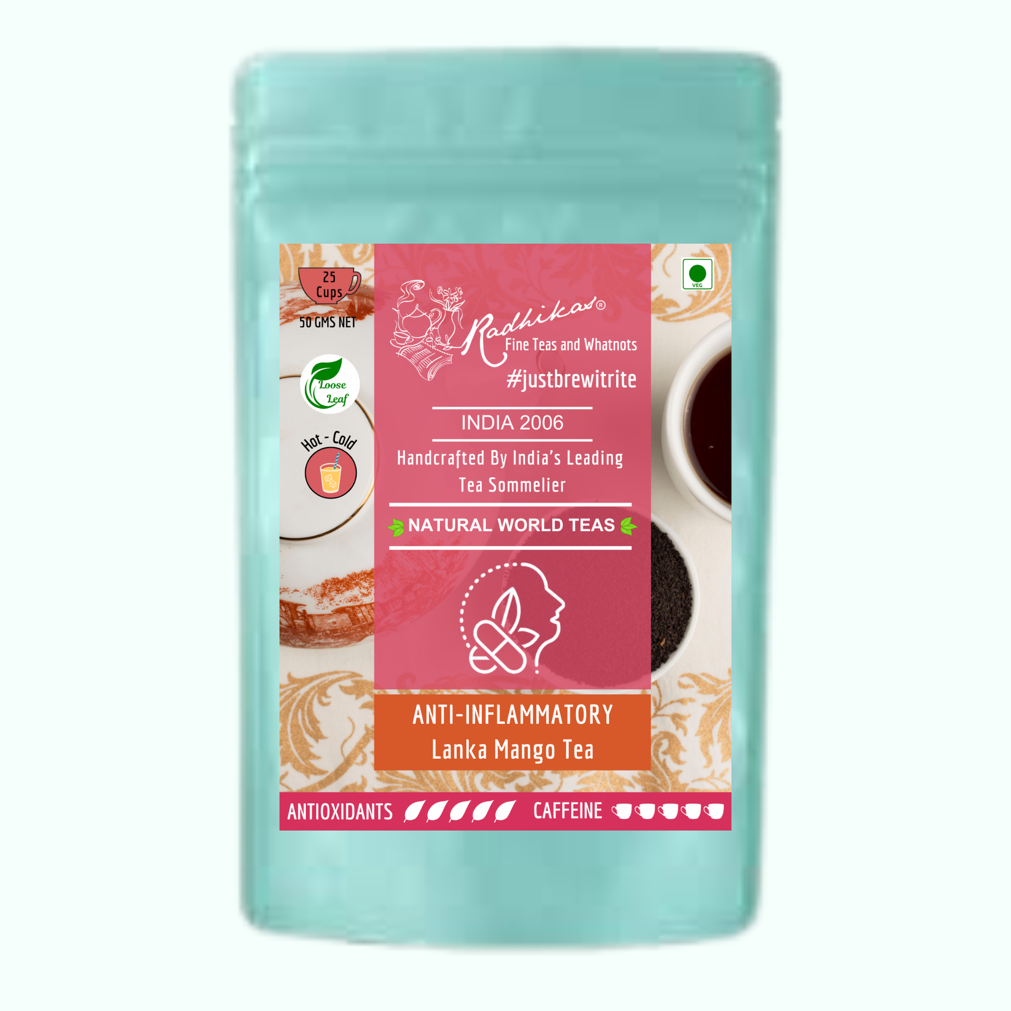 ANTI-INFLAMMATORY Lanka Mango Black Tea - A Tropical Twist on a Classic Black Tea