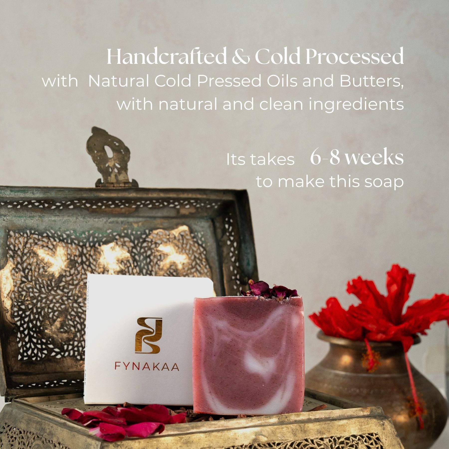 Manjistha Jasud Rosehip Handcrafted Cold Processed Soap – Soap on Brown Living™. SKU: MJR1002X. Img 2.