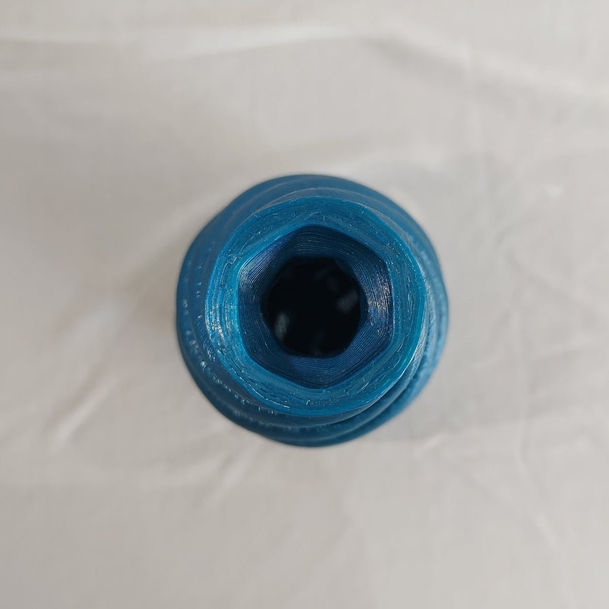 Marine Maelstrom Plant - Based Turquoise Green Vase – Home Decor on Brown Living™. SKU: MAMAEDPLTRA084. Img 2.