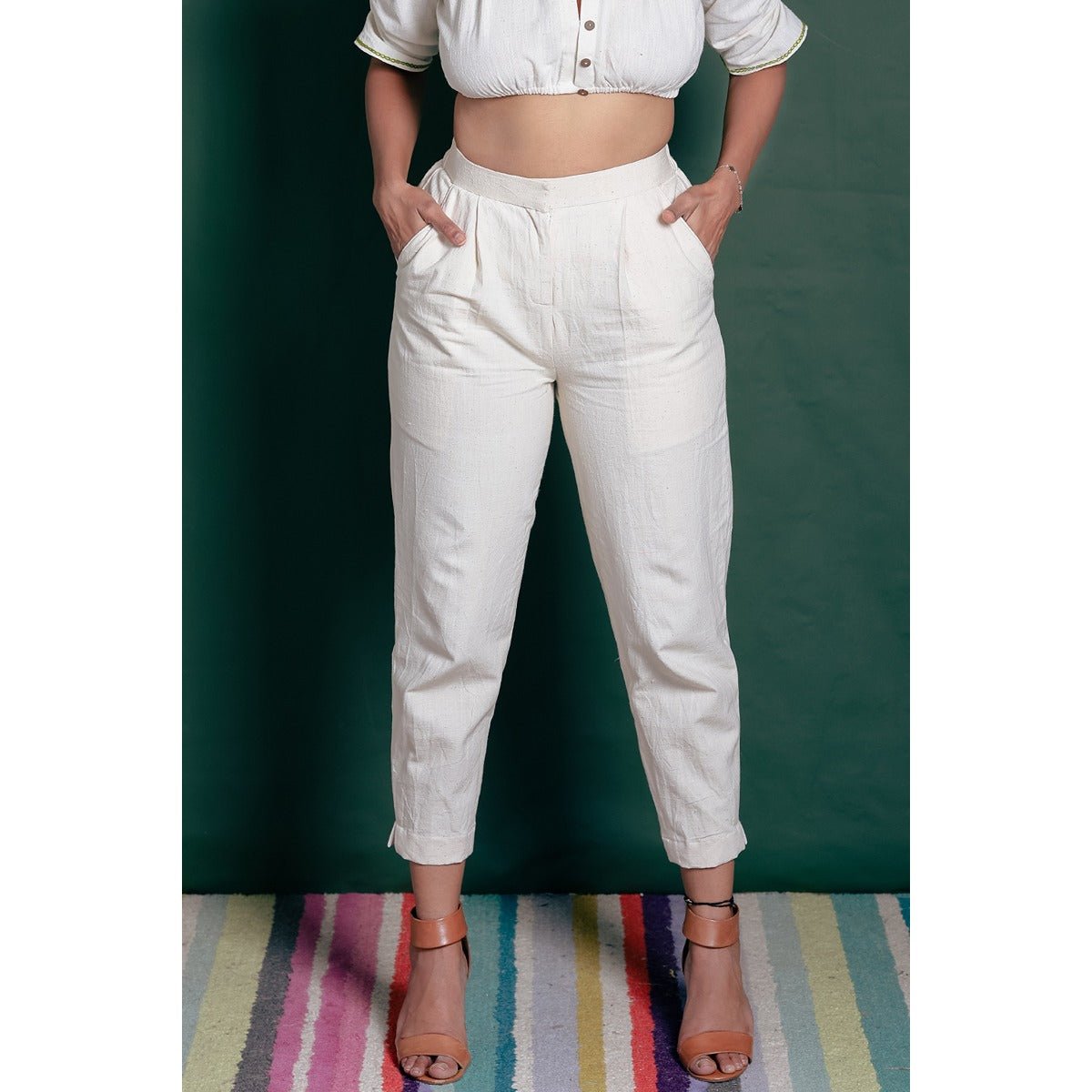 Marlow Trousers | Comfortable Smart Casual Pants for Everyday Wear – Mens Pants on Brown Living™. SKU: DL0142XSn. Img 5.