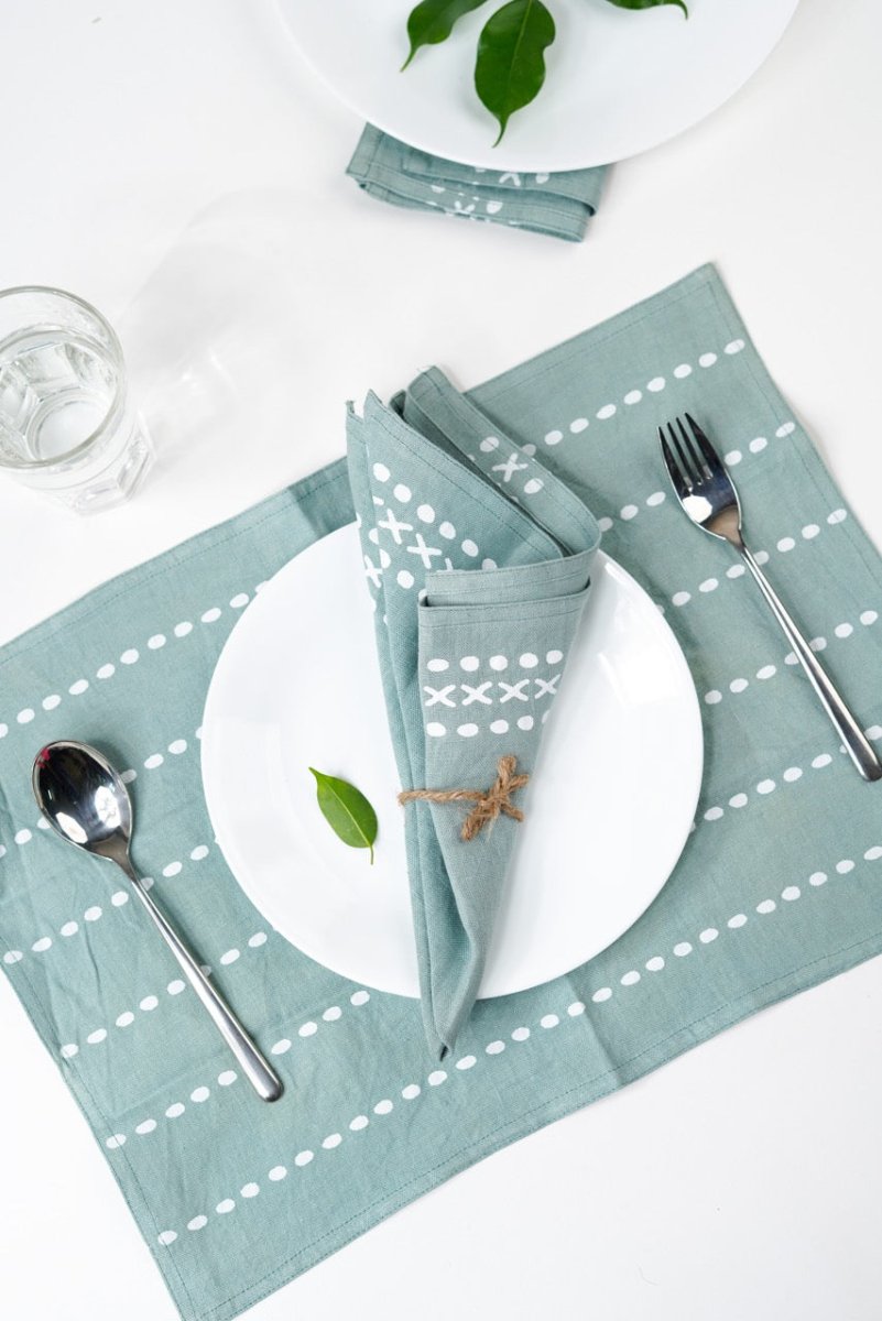 Meethu Hemp Fabric Premium Table Linen Set – Gift Giving by Pravaah India available on Brown Living™. 6 . SKU: PRA036_TLS_6. Img 10.