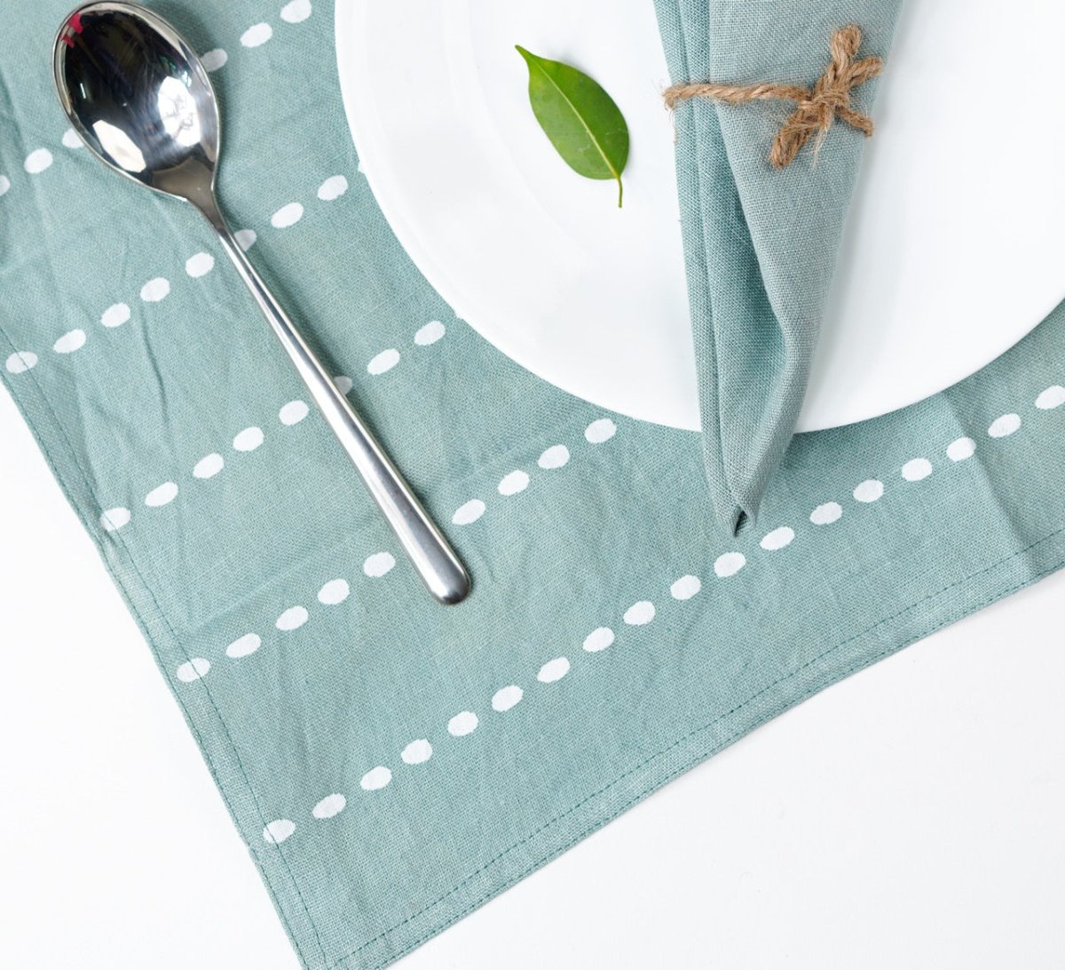 Meethu Hemp Fabric Premium Table Linen Set – Gift Giving by Pravaah India available on Brown Living™. 6 . SKU: PRA036_TLS_6. Img 11.
