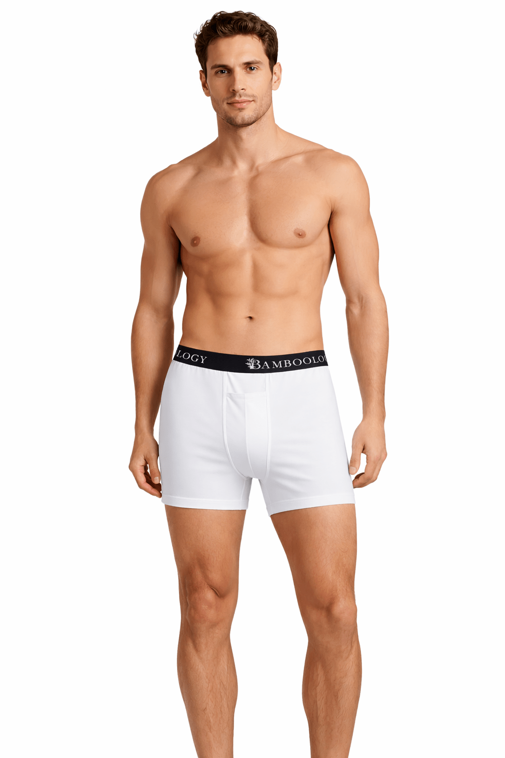 Men’s Bamboo Boxers - Ultra - Soft Comfort | Pack of 2 – Mens Underwear on Brown Living™. SKU: M-UNDWR-TRUNK-NVY-MRON-S. Img 17.