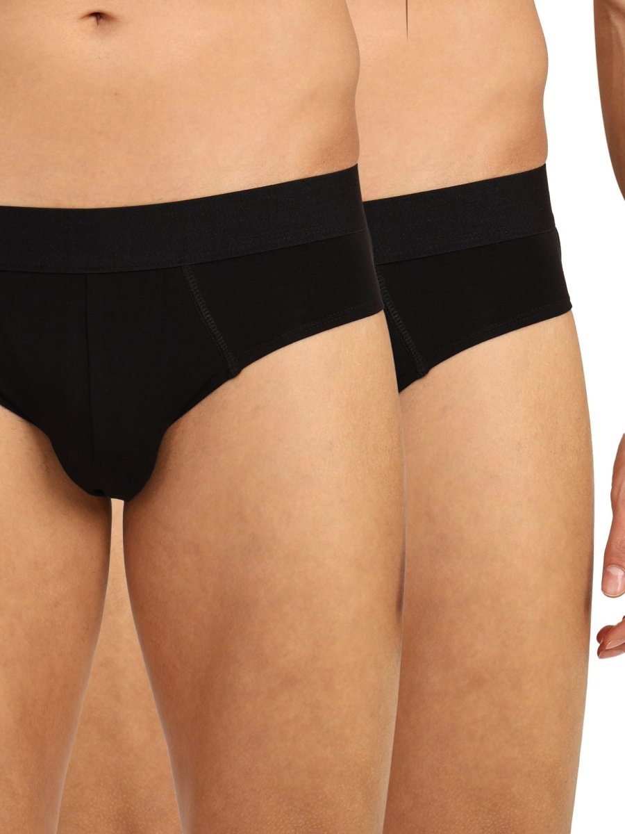 Men’s Bamboo Frenchie Fit Underwear (Pack of 2) - Navy Maroon – Mens Underwear by Bamboology available on Brown Living™. S Black. SKU: MENS - FRENCHIE - BLK - S - n. Img 16.