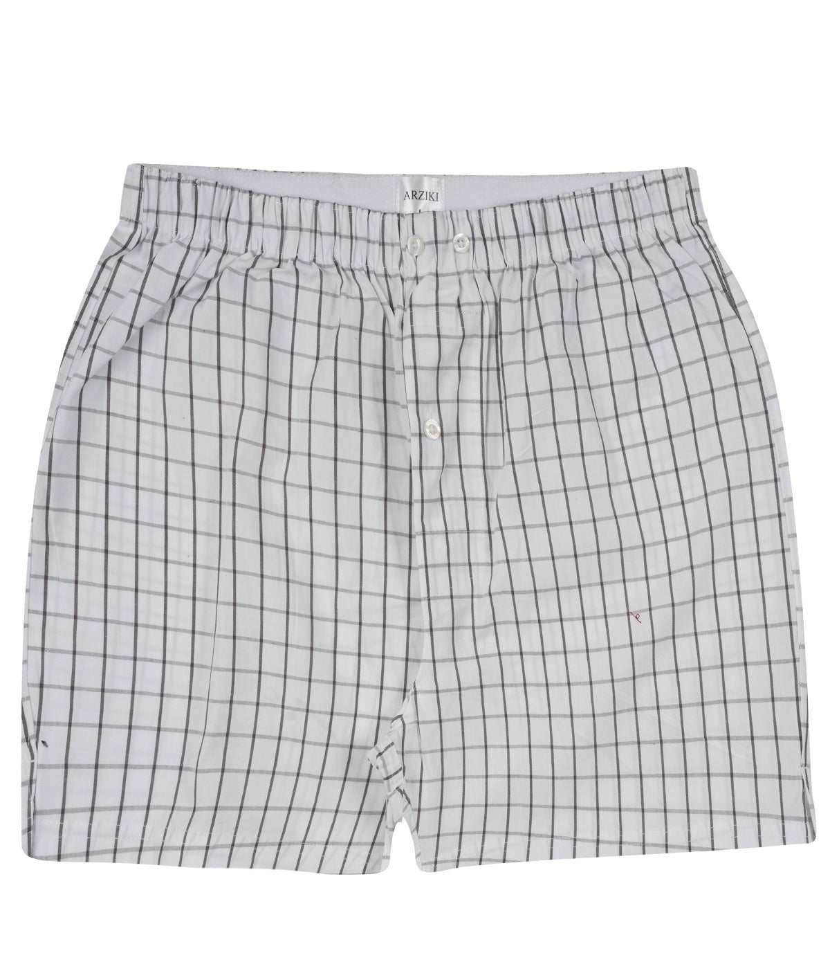 Men’s Boxer Set Dark & Light Grey Checks | Pack Of 3 – Mens Shorts on Brown Living™. SKU: ARZIKI012-DKGREY-LTGREY-CHECKS-M. Img 6.