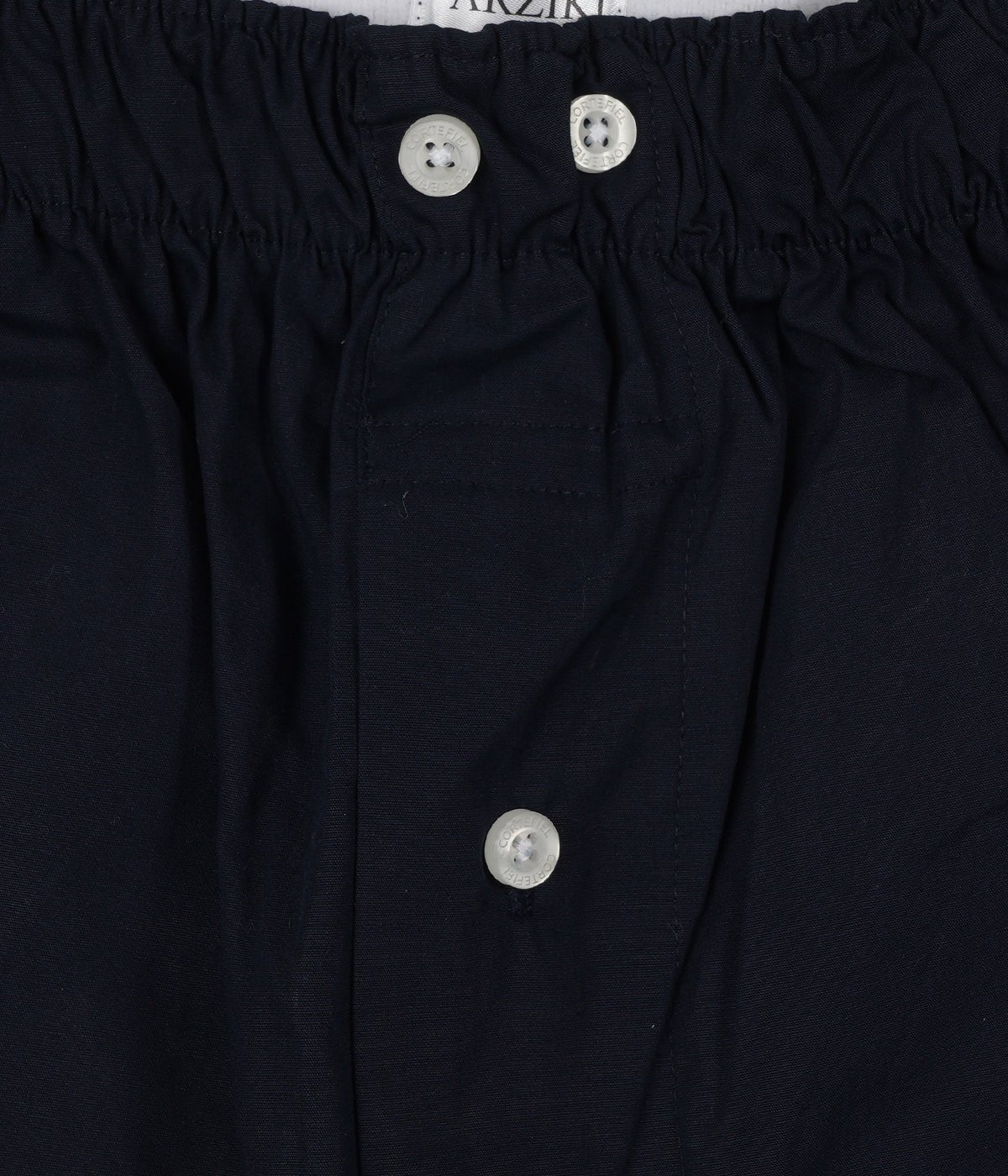 Men’s Boxer Set White Blue Navy | Pack Of 3 – Mens Shorts on Brown Living™. SKU: ARZIKI010-WHT-BLUE-NAVY-M. Img 8.