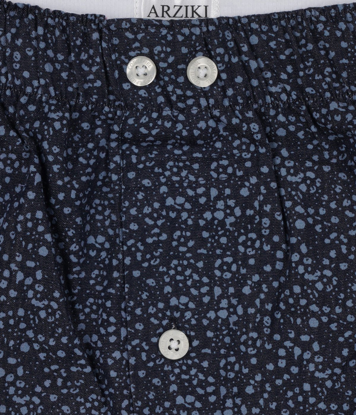 Men’s Boxer Set White Stripe Print | Pack Of 3 – Mens Shorts on Brown Living™. SKU: ARZIKI011-WHITE-STRIPE-PRINT-M. Img 7.