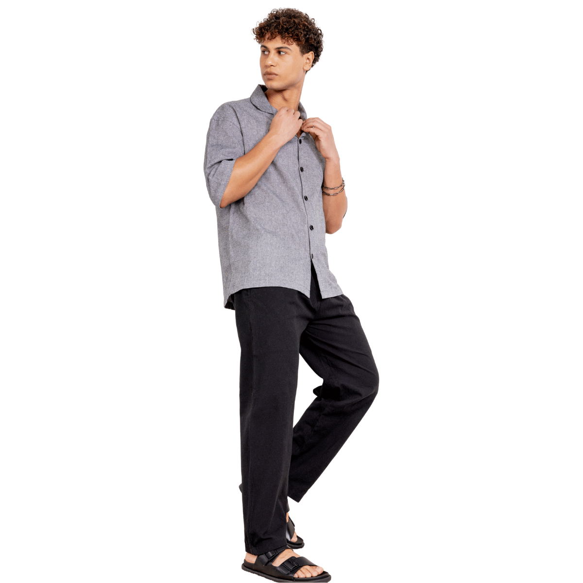 Men's Lounge Pant | Black | Fits Waist Size 28" to 36" – Mens Pyjama by Hope - House of Pure Eco available on Brown Living™. . SKU: AT01015. Img 4.
