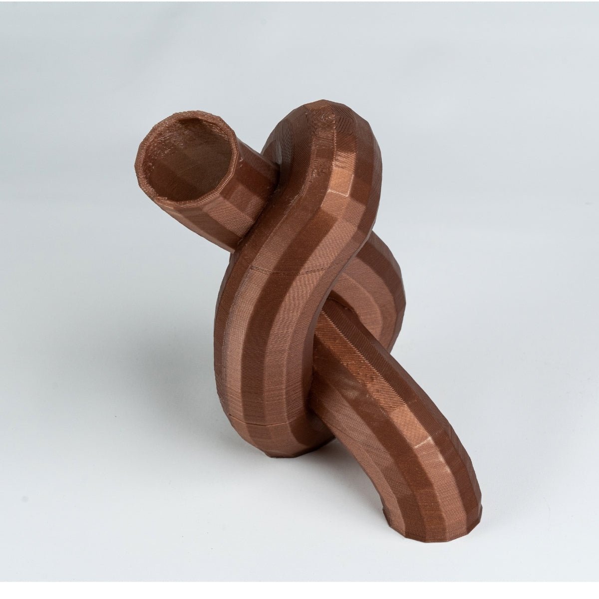 Mere Knot Plant - Based Translucent Copper Vase – Home Decor on Brown Living™. SKU: MEKNEDPLTCA037. Img 3.