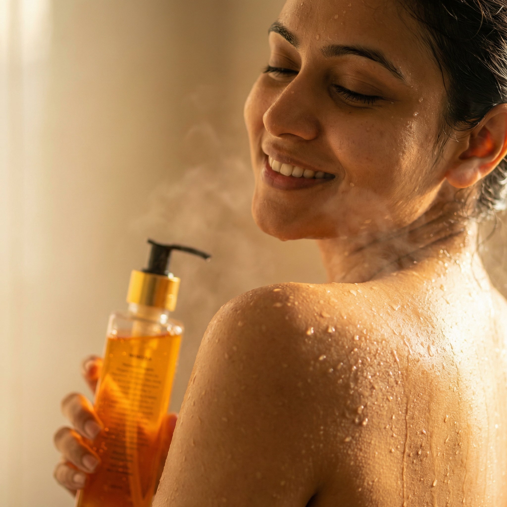 Mimosa Shower Gel Natural Refreshing Body Cleanser – Bath Accessories on Brown Living™. SKU: NCH022. Img 3.