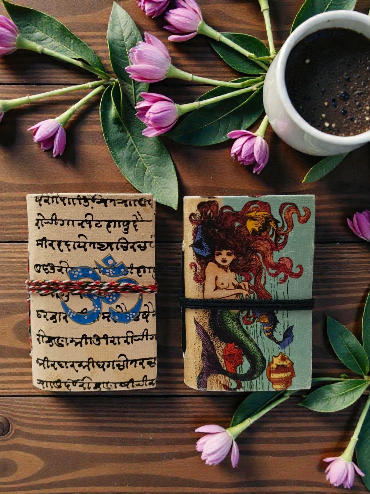 Mini Recycled Paper Journal Pack of 2 – Notebooks & Notepads on Brown Living™. SKU: OEP2533993a. Img 11.