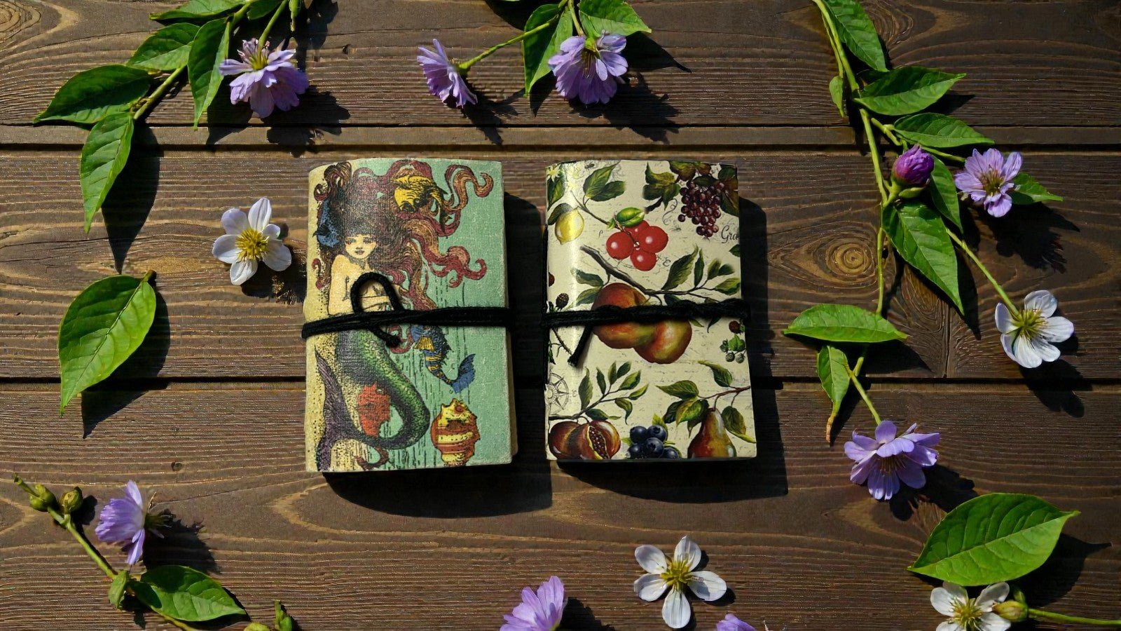 Mini Recycled Paper Journal Pack of 2 – Notebooks & Notepads on Brown Living™. SKU: OEP2533993a. Img 20.