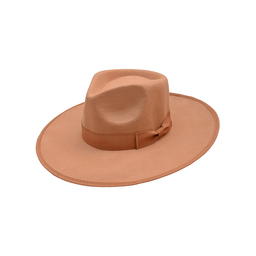 Mirage Fedora Hat | Classic Structured Fedora For Travel & Everyday St – Womens Hat on Brown Living™. SKU: MBNL006008. Img 13.