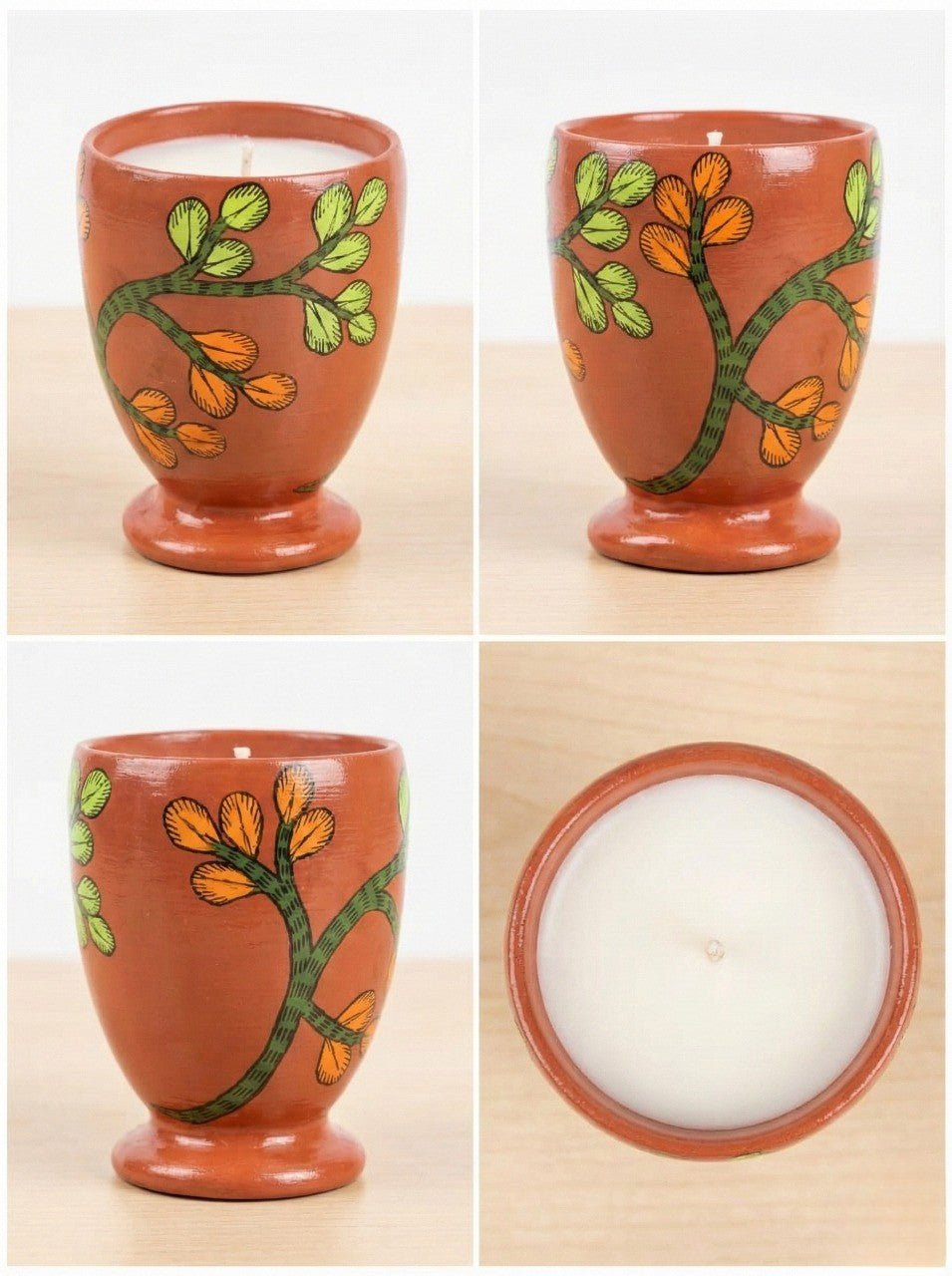 Mitti & Myth Candle | Handcrafted Clay Candle With Earthy Aroma – Candles & Fragrances on Brown Living™. SKU: GDBPSCMDMC02. Img 2.