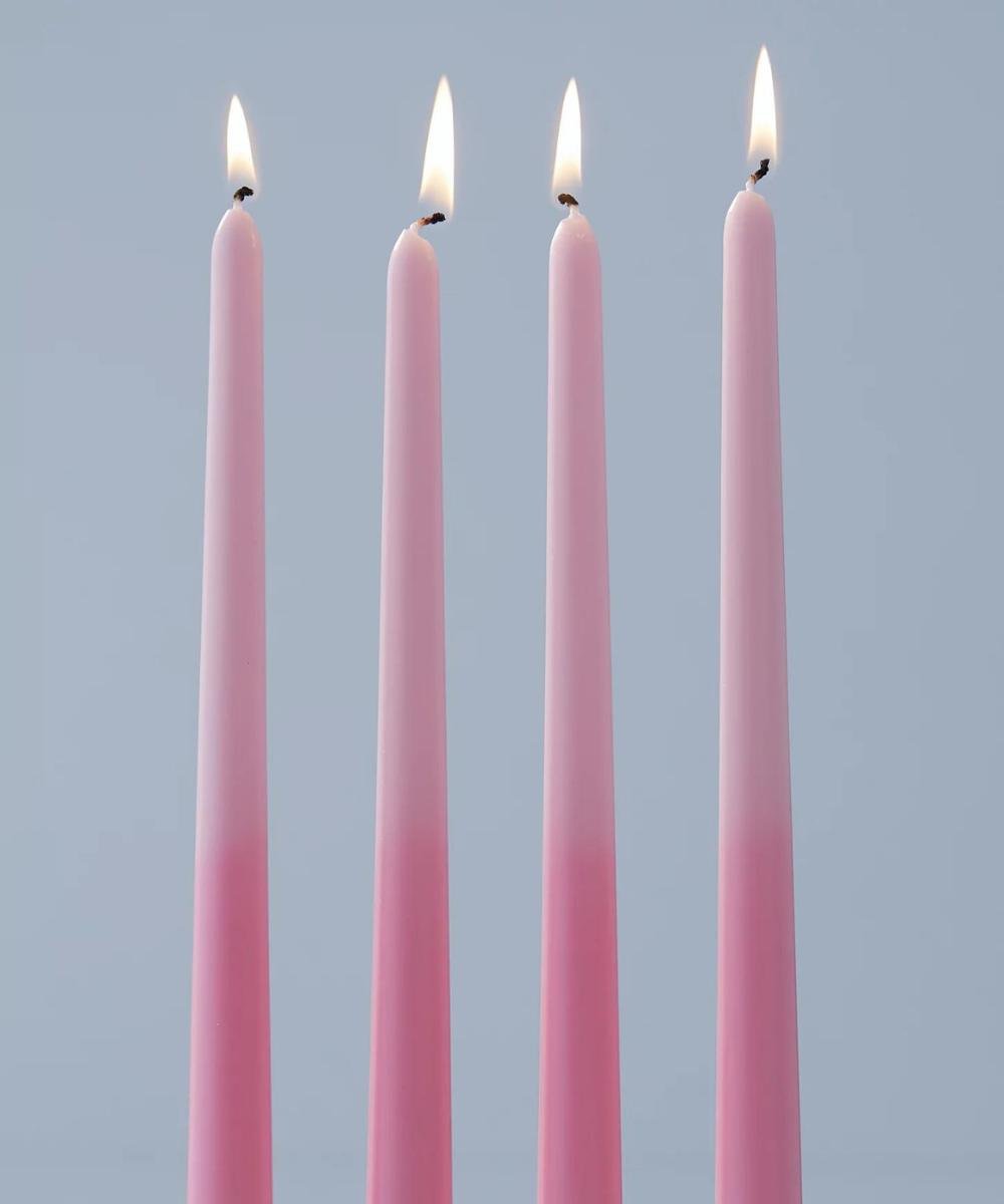 Mix & Match Tapered Candles - Black - Set of 4 – Candles & Fragrances by Rasa Home available on Brown Living™. Pink . SKU: BTCB05904_N. Img 9.