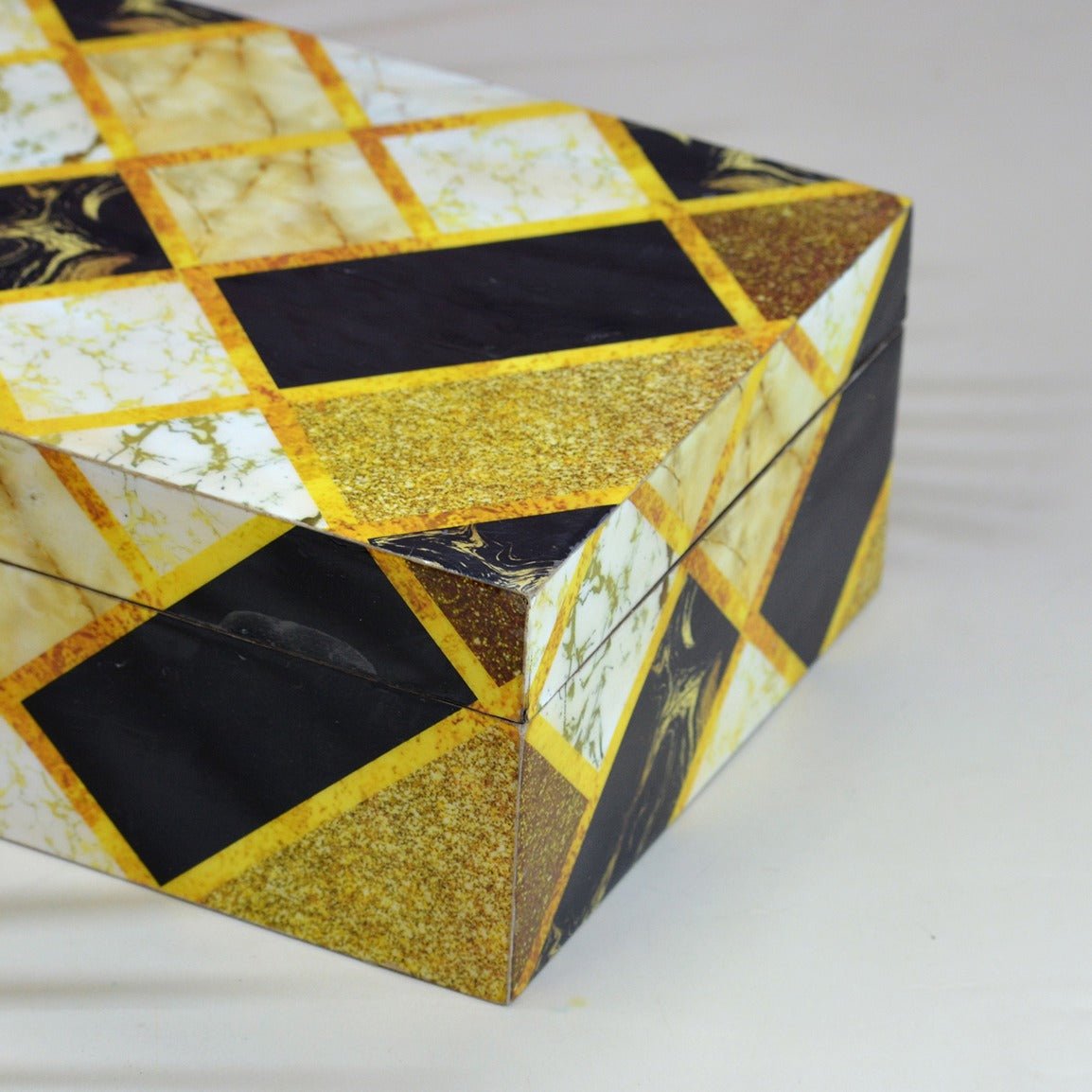 Modern Tea Box | Jewellery Box – Organizers on Brown Living™. SKU: MJ00098BXJ. Img 3.