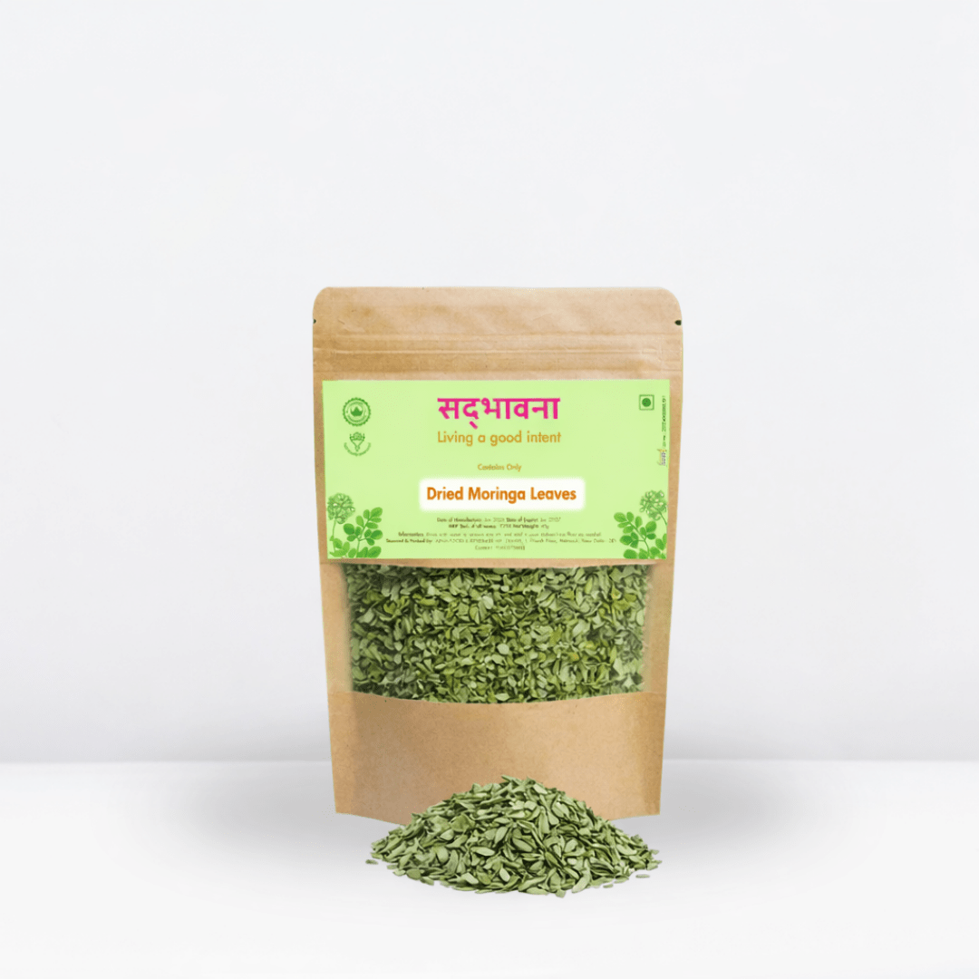 Multipurpose Moringa Tea Leaves (40g) | Pure Dried Moringa – Tea on Brown Living™. SKU: moringa1. Img 1.