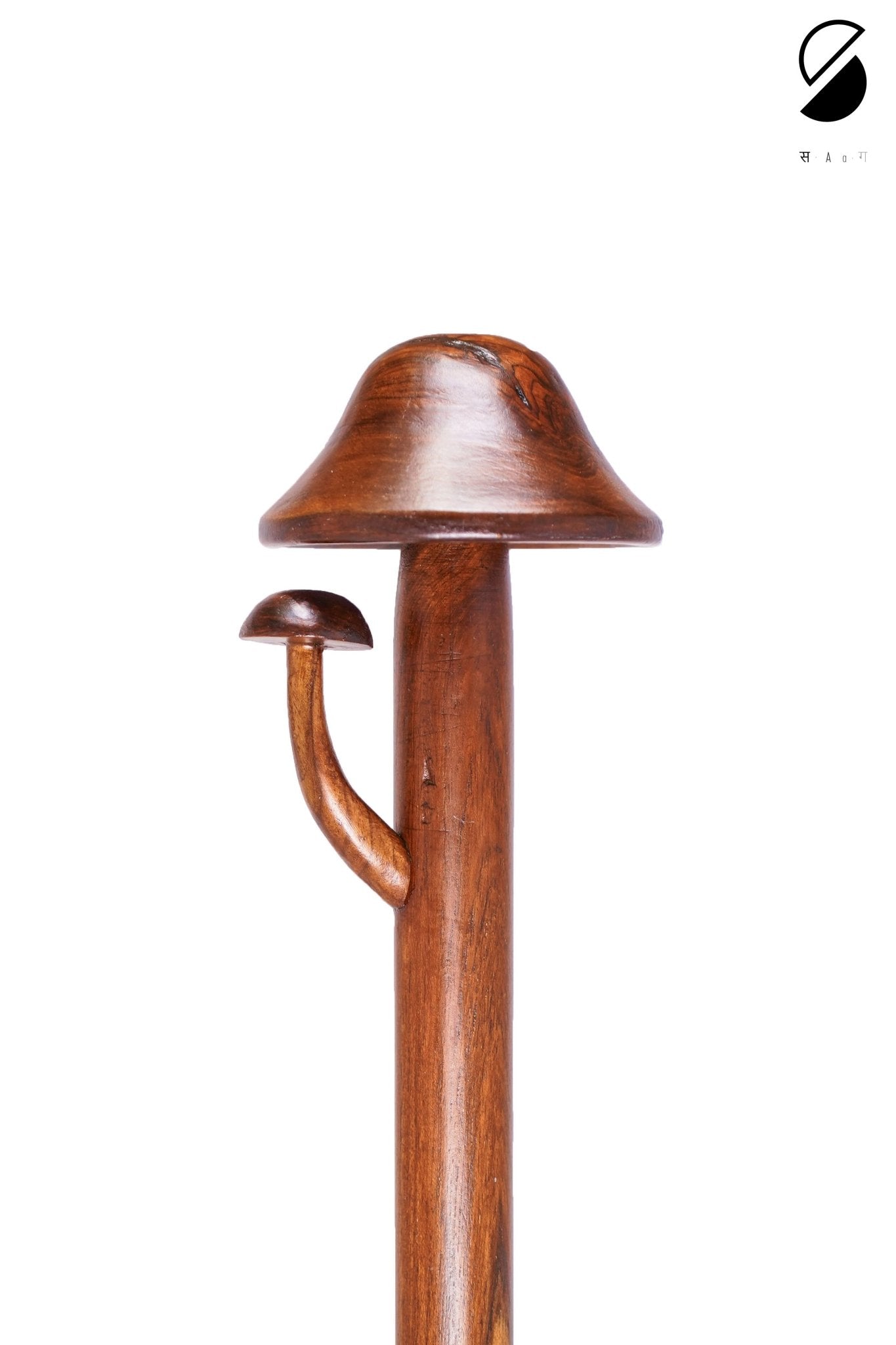 Mushroom Tissue Roll Holder | Wooden Tissue Paper Stand – Home Décor on Brown Living™. SKU: MTR. Img 3.