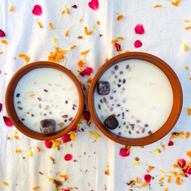 Nalika Candles | 5 wick and 7 wick | Citronella and Peppermint – Outdoor Candles by Pravaah India available on Brown Living™. 5 Wick . SKU: CAN006_A5_BL. Img 5.